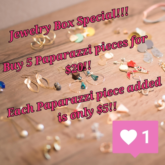 Paparazzi Gold and Crystal Earrings - Picture 3 of 4